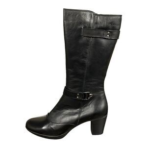 Dorking Womens EU 39 US 9 Camino Mid Calf Boots Black Leather Classic BRAND NEW